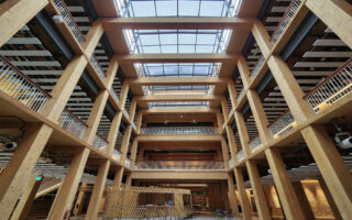 Gaia: A Sustainable Timber Icon in Educational Architecture