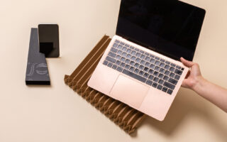 Lightweight Laptop Stand Made from Recycled Paper