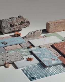 A refined cladding material made from construction debris that not only enhances spaces aesthetically but also competes with traditional market options. Matterpieces by Matterpieces / More at MaterialDistrict.com

#MaterialoftheDay #Materials #RecycledMaterials #MadeFromWaste #InteriorDesign #Architecture