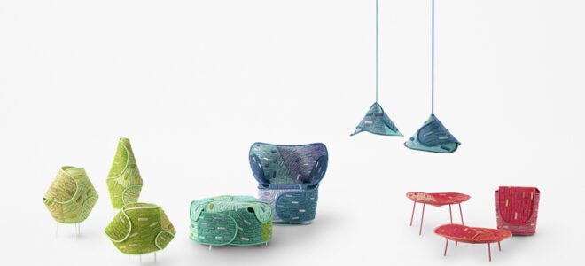Transforming Fabric Waste into Sculptural Outdoor Furniture
