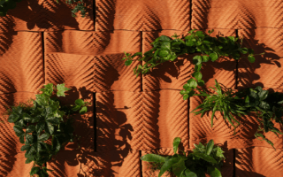 3D Printing Clay facade bricks