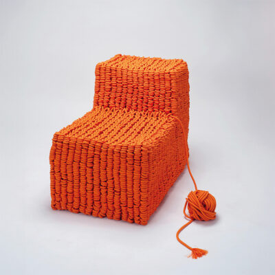 Shape-shifting furniture made from shoe laces - MaterialDistrict