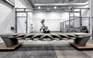 Diamanti: 3D Printed Concrete Canopy with Post-Tensioning and Sustainable Design