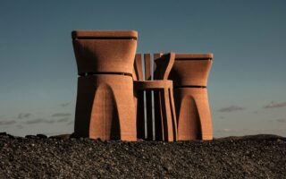 Dust Order: Sculptural Furniture from Upcycled Beech Wood Dust