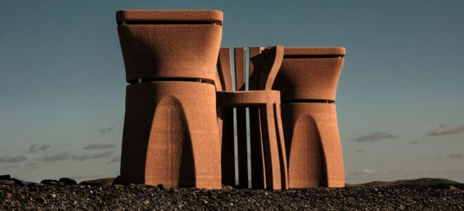 Dust Order: Sculptural Furniture from Upcycled Beech Wood Dust