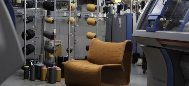 Knit One: Foam-Free Modular Seating System Showcases 3D Knitting Innovation