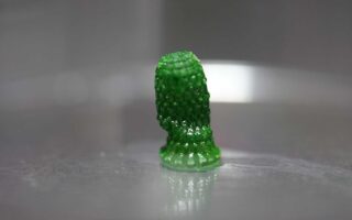 Living Building Material Converts CO₂ into Stone and Biomass