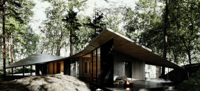 Forest Within: A Material-Centred Sanctuary in the Forests of Japan