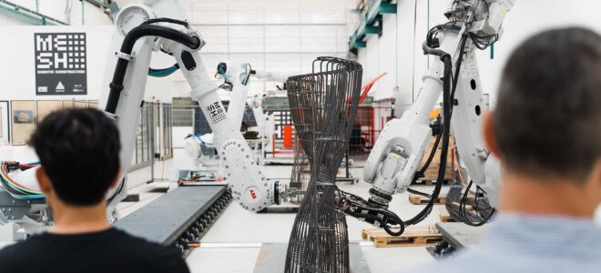 Robots Reinvent Rebar: MESH’s Digital Innovation for Complex Architectural Forms