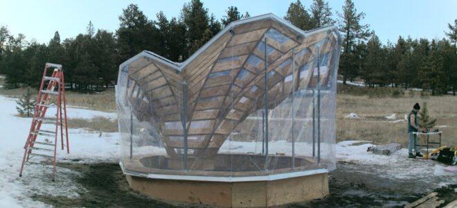 Floralis: A Sustainable Timber and ETFE Pavilion Protecting Prehistoric Heritage