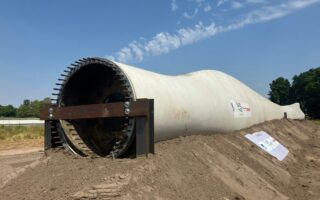 Noise Barrier from Recycled Wind Turbine Blades Unveiled