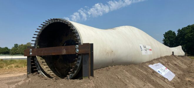 Noise Barrier from Recycled Wind Turbine Blades Unveiled