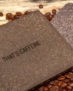 Handmade in London, it has a similar look and feel as granite, but because it is a biocomposite made of bio-binders, minerals and plant-based resin, it is lightweight and recyclable. That's Caffeine by @atticusdurnell / More at MaterialDistrict.com

#MaterialoftheDay #Materials #BiobasedMaterials #ProductDesign #CoffeeGrounds