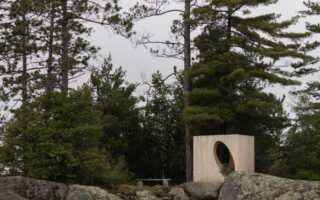 Faire le vide: Prefabricated Timber Installation in a Remote Canadian Landscape