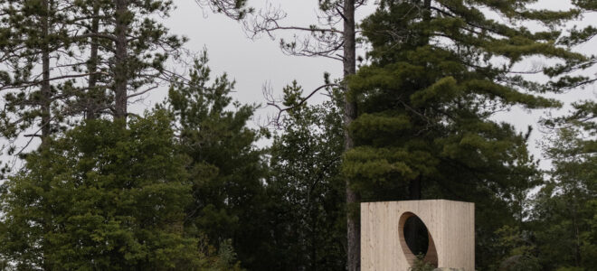 Faire le vide: Prefabricated Timber Installation in a Remote Canadian Landscape