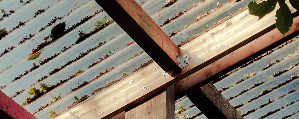 A Circular Pavilion Built Entirely from Reused Materials