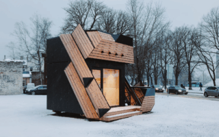 Mycelium Insulates Experimental Timber Pavilion in Tallinn