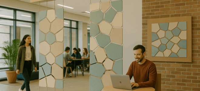 Neo-Textura: Transforming Textile Waste into Circular Interior Systems