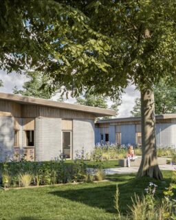 In Holstebro, Denmark, Europe’s largest 3D printed housing project has reached an important milestone. The student housing development Skovsporet, designed by @saga_space_architects, consists of 36 ground-level apartments built using large-scale 3D concrete printing. The completed printing phase shows how automated construction can speed up housing delivery while lowering environmental impact.

Housing association NordVestBo commissioned the project. It covers approximately 1,650 m² and includes six clusters of six apartments. Each unit offers a compact but high-quality layout. The apartments include a kitchen, study area, lounge, private bathroom and generous roof windows. These openings bring in daylight and frame views of the surrounding greenery.

@cobodinternational

Read more at MaterialDistrict.com

#MaterialInspiration #Materials #Concrete #3DPrintedHousing #3DConcretePrinting #DigitalFabrication #SustainableConstruction #LowCarbonConcrete #MaterialInnovation #Architecture #CircularBuilding #HousingDesign #ConstructionTechnology