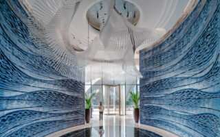 Blue Voyage: 3D Printed Ceramic Walls by Studio RAP