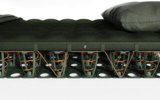 Modular Foam-Free Mattress for Outdoor Use