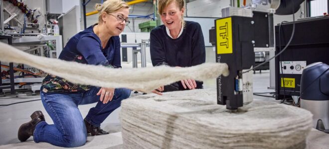 World First: 3D Printing Robot Uses Rotterdam Wool