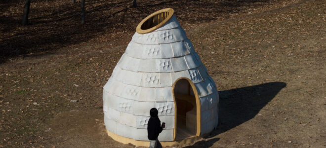 Mycelial Hut: Growing Architecture with Fungal Materials