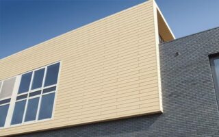 A weather-resistant composite. The main component consists of wood fibre, supplemented with polypropylene. Compodeen by Innodeen / More at MaterialDistrict.com
#MaterialoftheDay #Materials #CompositeMaterials #Facades