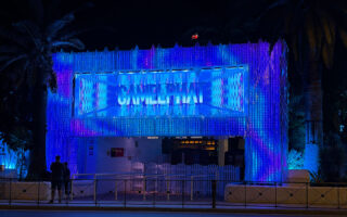 Interchangeable 3D Printed Façades for a Nightclub in Ibiza