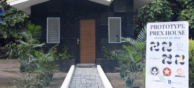 Radiation-Processed Plastic Waste Becomes Durable Building Material in the Philippines