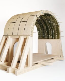 The Ceramic Vault is an experimental architectural prototype developed at the Built Environment Department of @tueindhoven. Students Jan-Willem Melchers, Thijs Maas Geesteranus and Dena Khaksar created the project under the supervision of Professor Cristina Nan and architect Mattia Zucco. The research explores how 3D clay printing can reinterpret historic construction principles using contemporary digital tools.

The project draws inspiration from the ruins of the Maxentius Basilica in Rome’s Forum Romanum. Roman architecture represents a turning point in construction history, where material knowledge, structure and expression came together. In this context, the brick played a central role. Therefore, the project uses the brick as both a historical reference and a starting point for material innovation.

Read more at MaterialDistrict.com

#MaterialInspiration #Materials #3DPrintedCeramics #ClayPrinting #DigitalFabrication #ComputationalDesign #CeramicInnovation #ArchitecturalCeramics #RoboticFabrication #SustainableMaterials #MaterialInnovation #FutureArchitecture