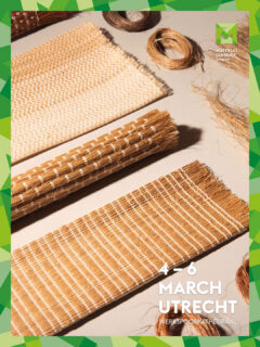 Material of the day: Inherited Future 🍌🧵

Developed by @tumpuktindihstudio, these woven textiles are made from banana stem fibre sourced as an agricultural by-product in Indonesia. By reframing banana fibre as a regenerative, high-performance material, the project combines technical strength with cultural memory.

Handwoven using long banana fibres, the textiles balance texture, resilience and tactility for applications in interiors and surface design. Lightweight, tensile and water-resistant, the material embraces natural irregularities as part of its expressive identity.

Read more at MaterialDistrict.com

👉 Discover this material and many more at MaterialDistrict Utrecht
📍 Werkspoorkathedraal, Utrecht
📅 4–6 March 2026
🎟️ Get your ticket now via link in bio

#MaterialoftheDay #Material #InheritedFuture #BananaFibre #BiobasedMaterials #MaterialDistrictUtrecht #MDU2026