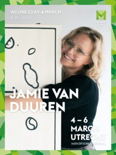 Join Jamie van Duuren, founder of @jamievanduuren_design, on Wednesday 4 March (11:35 – 12:05) at MaterialDistrict Utrecht 2026 for her talk:

💡 From Waste to Wonder — one workshop today, a generation of changemakers tomorrow

Jamie van Duuren is a Swiss-born product designer driven by sustainability and social impact. With a curious, hands-on approach, she explores new materials and innovative design methods — from home furnishings and board games to educational workshops that raise environmental awareness.

Her Master’s at Design Academy Eindhoven led to From Waste to Wonder: a workshop where children create compostable toys from recycled bio-waste. Through bio-design and alternative materials, Jamie empowers younger generations to see design as a tool for positive change.

🌱 Why attend?
✨ Discover how bio-waste becomes creative, compostable products
✨ Learn how design can inspire environmental responsibility
✨ Explore education as a catalyst for sustainable change

💡 Experience it live in Utrecht or watch the livecast online!

📅 When? Wednesday 4 March (11:35 – 12:05)
📍 Where? @Werkspoorkathedraal Utrecht
🎟️ Tickets: link in bio

View the full lecture programme at Utrecht.MaterialDistrict.com

#MaterialDistrictUtrecht #MDU2026 #JamieVanDuuren #FromWasteToWonder #BioDesign #SustainableEducation