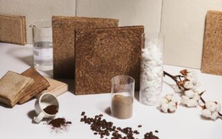 Biobased Acoustic Materials from Organic Residues