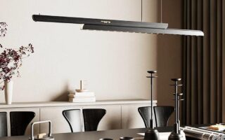 Moono Sliding Pendant Light Explores Kinetic Lighting In Solid Timber