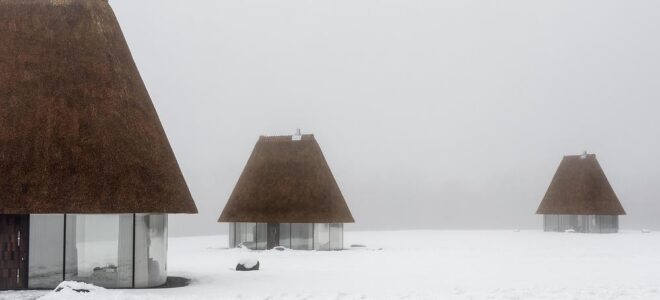 Reed, Timber And Glass Shape A Contemporary Ukrainian Guesthouse Concept