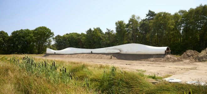 Reused Wind Turbine Blades Prove Viable As Noise Barriers