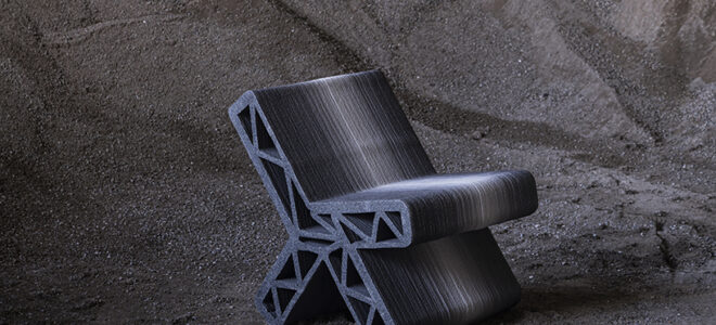 3D Printed Street Furniture Made From Recycled Construction Waste