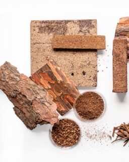 Previously largely unused but widely available ressource of tree bark with its many positive qualities was combined with a natural binder as part of a long-developed material study. TRI – the material that touches you by @studiomaike / More at MaterialDistrict.com

#MaterialoftheDay #Materials #BiobasedMaterials #TreeBark #MaterialResearch