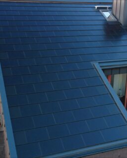 German cleantech company @paxos.solar has developed the paXos Multi-Energy Roof (MED), a patented glass-and-metal roofing system that combines the functions of a roof covering, photovoltaic panels and solar thermal collection in a single material solution. Instead of mounting solar panels onto a finished roof, the lightweight roof tiles become part of the building envelope itself. This integrated approach reduces material redundancy, supports easier repair and replacement, and creates a uniform architectural appearance. The project received a Green Product Award in the Building Design category.

The system comes in both flat roof tile and beaver-tail tile versions. It also includes products for heritage and listed buildings, where conventional solar panels often prove difficult to integrate.

Read more at https://materialdistrict.com/article/integrated-glass-and-metal-roof-generates-electricity-and-usable-heat/

#MaterialInspiration #Materials #GlassMetal #RoofingMaterials #BuildingIntegratedPV #SolarRoof #SolarTiles #CircularDesign #SustainableArchitecture #BuildingEnvelope #RenewableEnergy #MaterialInnovation #ArchitecturalMaterials #GreenBuilding
