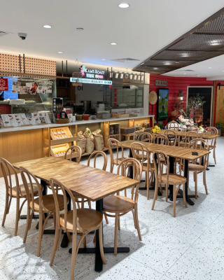 circular-tables-made-from-recycled-chopsticks-at-raffles-city-singapore-materialdistrict-5