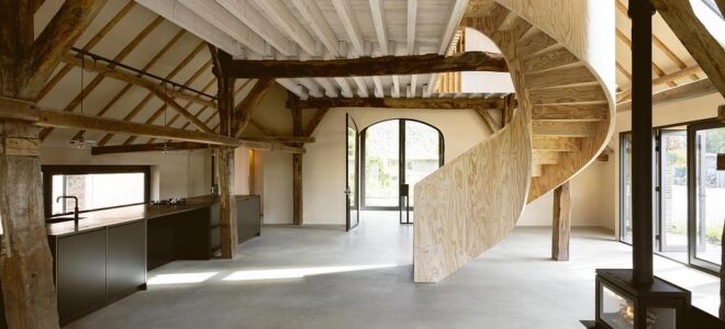 Historic Barn Renovation Blends Biobased Materials With Contemporary Craftsmanship