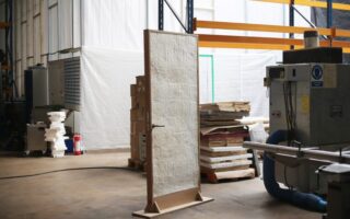 Mycelium Door Introduces Scalable Biobased Alternative For Interior Architecture