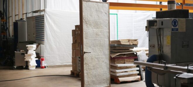 Mycelium Door Introduces Scalable Biobased Alternative For Interior Architecture