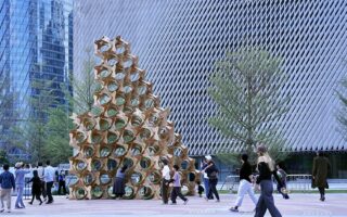 Astral Ascent: A Modular Timber Installation Exploring Geometry and Circular Construction