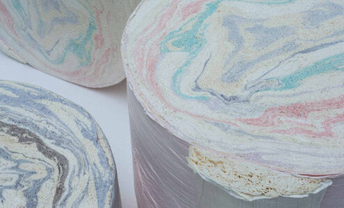 Pleated Paper Waste As A New Design Material