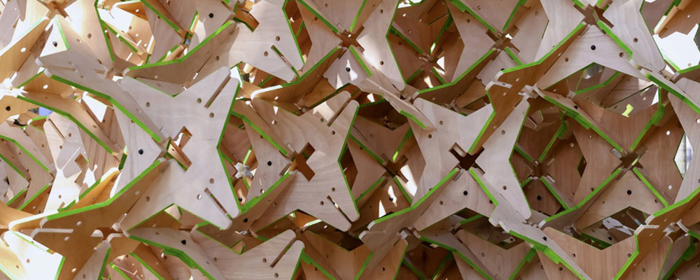 Astral Ascent: A Modular Timber Installation Exploring Geometry and Circular Construction