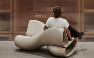X Bench: 3D Printed Seating From Recycled Plastic Waste