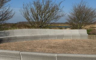 3D Printed Concrete Bench Gives Existing Infrastructure a Second Life