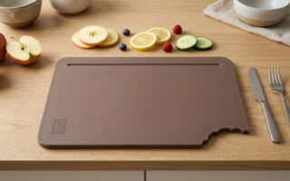 Biobased PHA Cutting Board Designed To Reduce Microplastic Pollution